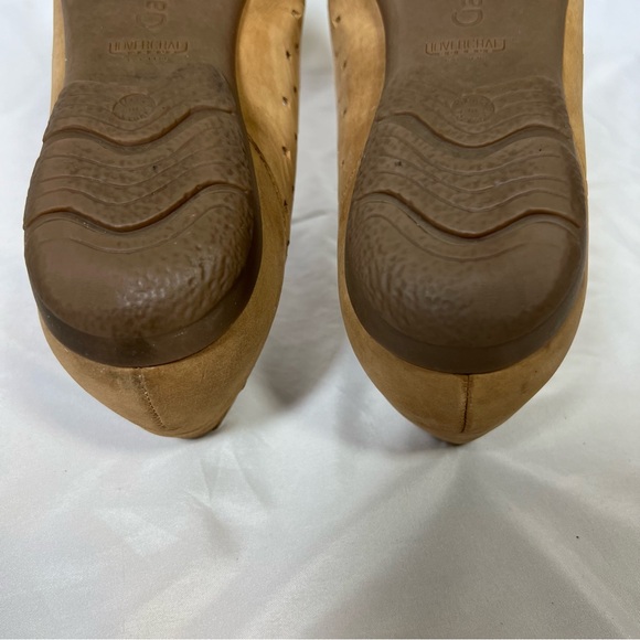 Gabor Hovercraft Ruffle Nubuck Leather Perforated Shoes Ballet Flat Size 7.5 UK - Picture 14 of 14